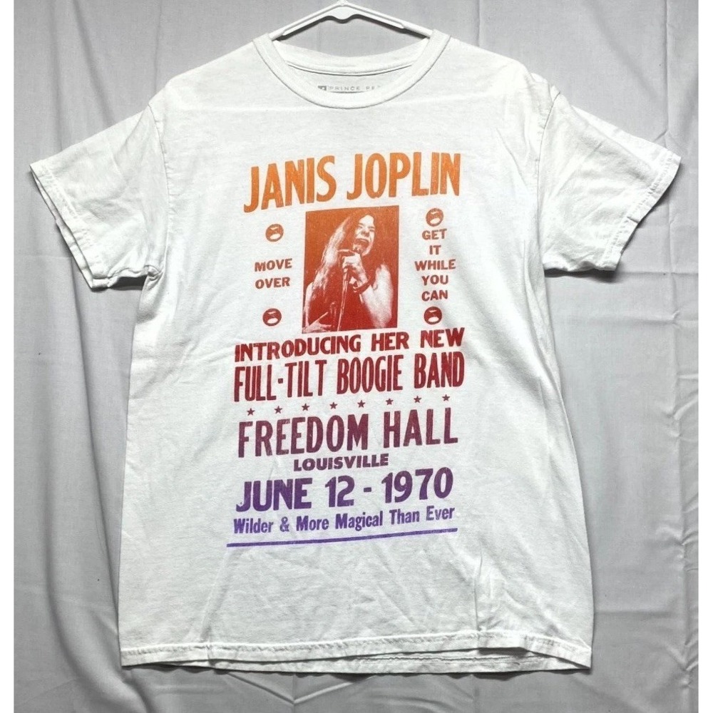 Prince Peter Collection T Shirt Womens Small Janis Joplin Singer Rock Band Song